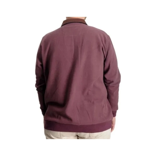 B�y�k Beden Erkek Sweat Polo Selanik Horse 23442 G�l Kurusu