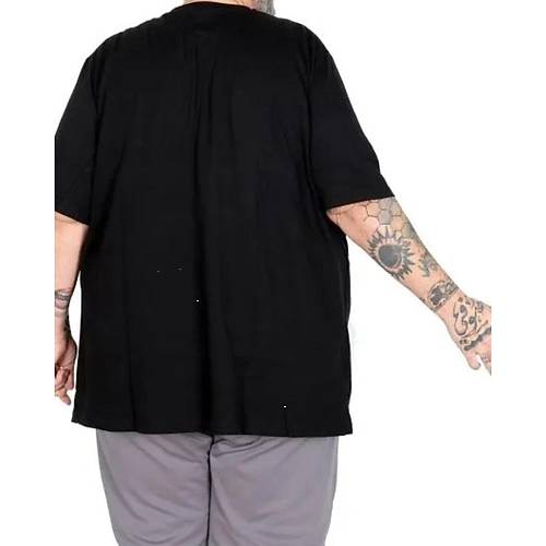 B�y�k Beden Erkek Armut Tshirt  26210 SIYAH