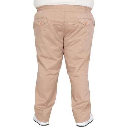 B�y�k Beden Erkek Keten Jogger Pantolon Milano 21913 CAPPUCINO