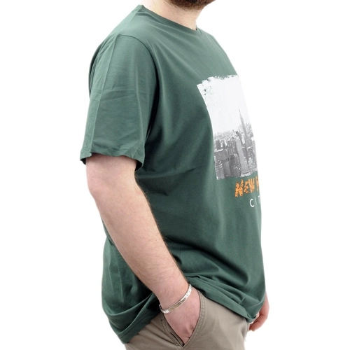 B�y�k Beden Erkek Tshirt B�s Yaka C�ty U24058