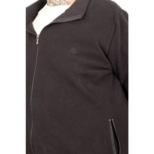 Erkek B�y�k Beden H�rka Fermuarl� U24442