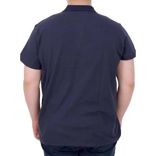 B�y�k Beden Erkek T-Shirt Polo Sail Boat U25302 Indigo