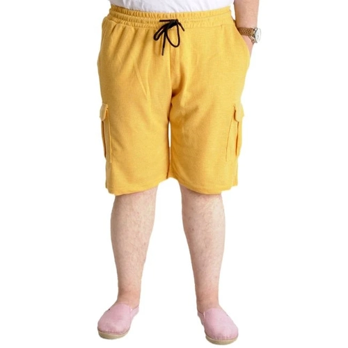 B�y�k Beden Erkek �ort Kargo Cep WAFFLE 23500 Hardal