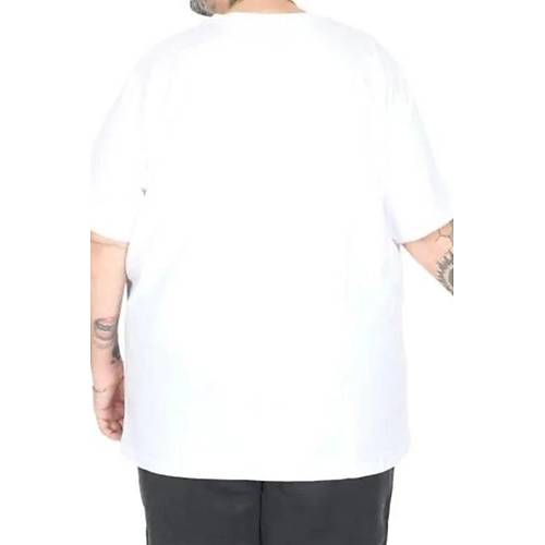 B�y�k Beden Erkek T-shirt Basic 20031 Beyaz