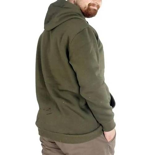 Erkek Sweatshirt Kap�onlu Pocket Basic  20562 Haki