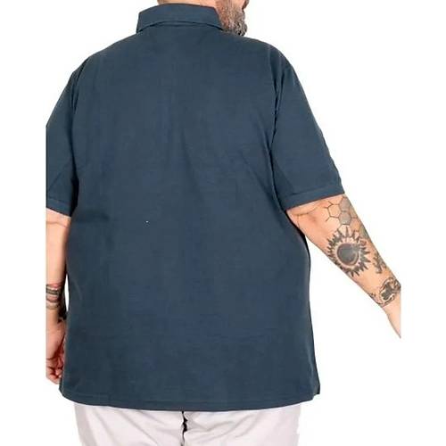 B�y�k Beden Polo Cepli Klasik Ti��rt 20552 PETROL YES�L�