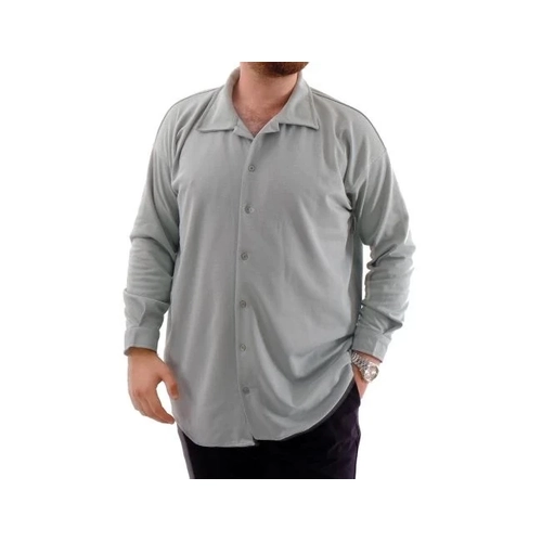 B�y�k Beden Erkek G�mlek Apas Yaka Uzun Kol JAKAR U24381 �a�la