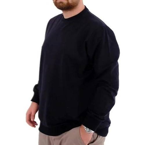 B�y�k Beden Erkek Sweat B�s Yaka U24174 Lacivert