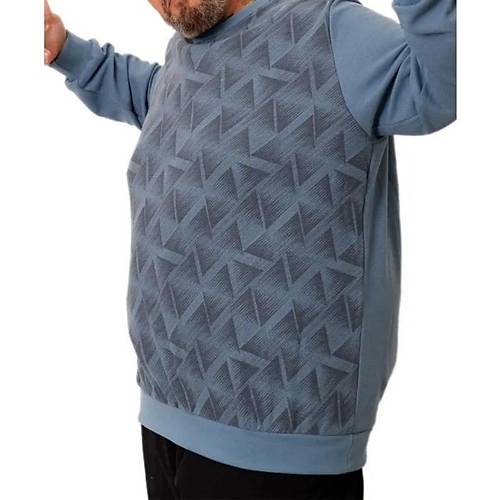 Erkek Bisiklet Sweatshirt Selanik 25819 Mavi