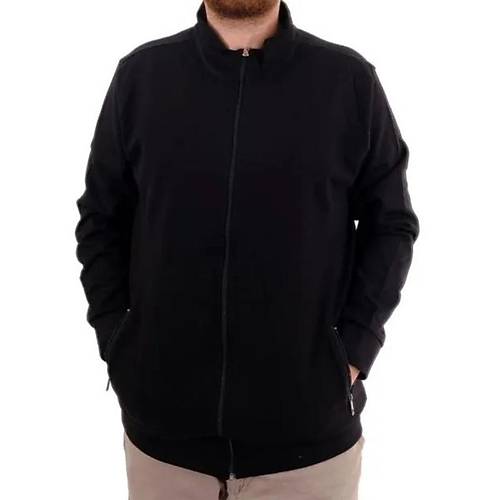 Buyuk Beden Erkek H�rka Fermuarl� Stell Dik Yaka 20571 Siyah