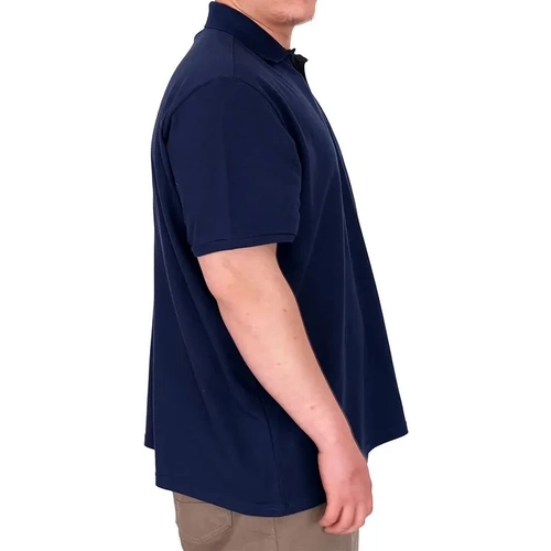 B�y�k Beden Erkek T-Shirt Polo Yaka YOURSELF 25310 �ndigo