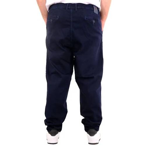 B�y�k Beden Erkek Kot Pantolon Yan Cep CHINO 18880 Lacivert