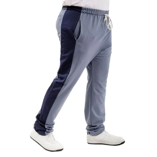 B�y�k Beden Erkek E�ofman Alt� Cepli Bask�l� SPORT 24516 Mavi