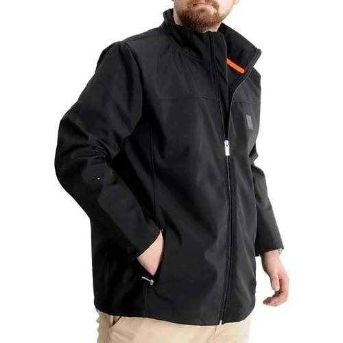 B�y�k Beden Erkek Mont Waterproof Softshell 21232 Siyah