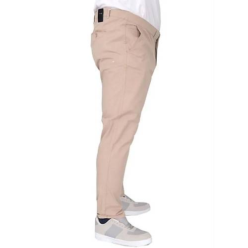 B�y�k Beden Erkek Pantolon Keten Milano 20850 Bej