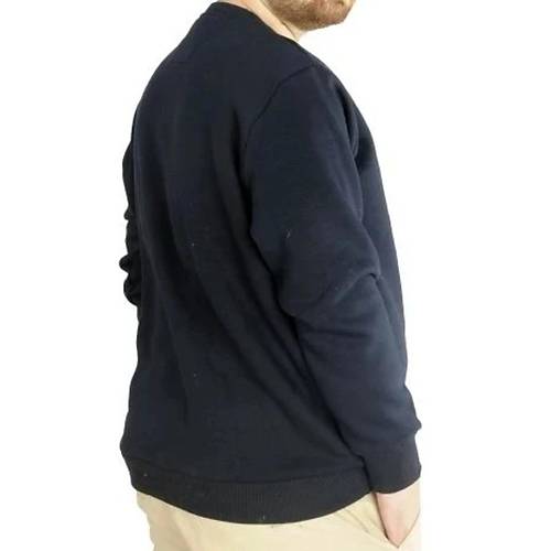 Erkek Sweatshirt Bisiklet Yaka Basic 20131 Lacivert