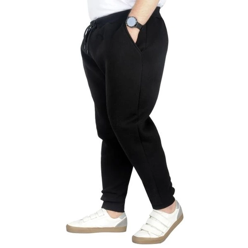 B�y�k Beden Erkek Esofman Alt� Dar Pa�a 3ip C20583 Siyah