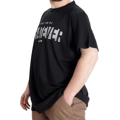 B�y�k Beden Erkek T-shirt Whatever 23148 Siyah