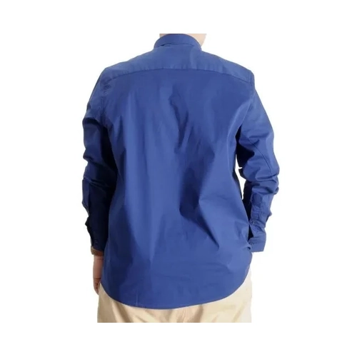 B�y�k Beden Erkek Klasik G�mlek Likral� 20351 �ndigo