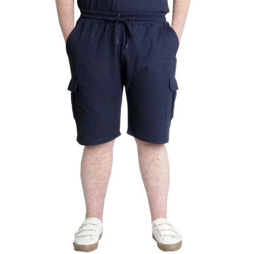 Mode XL B�y�k Beden Erkek �ort Kargo Cep WAFFLE 23500  Lacivert