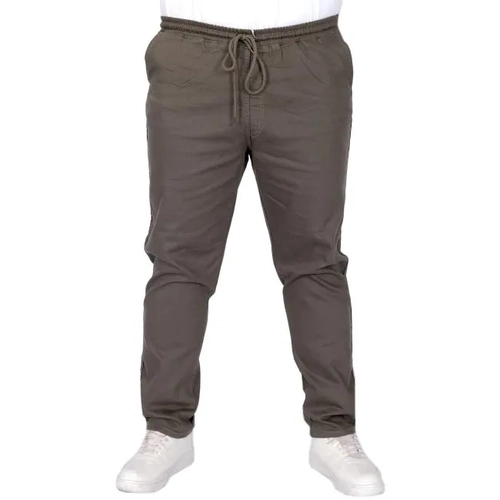 B�y�k Beden Erkek Pantolon Gabardin D�z Pa�a Jogger Everest 21929 Haki