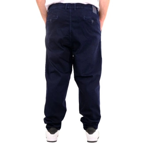 B�y�k Beden Erkek Kot Pantolon Yan Cep CHINO 18880 Lacivert