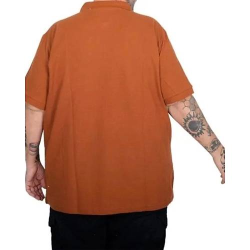 B�y�k Beden Erkek Cepli Klasik Pike Polo Yaka T-Shirt 20550 TARCIN