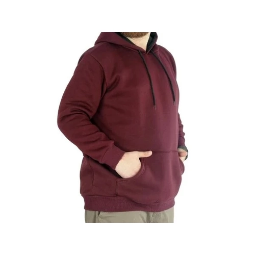 Erkek Sweatshirt Kap�onlu Pocket Basic 20562 M�rd�m