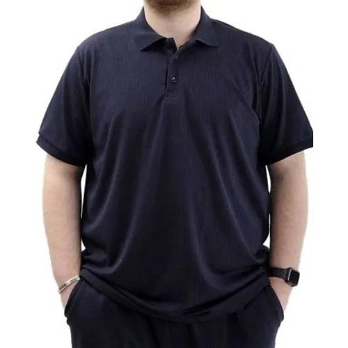 B�y�k Beden Erkek Ti��rt Polo Yaka JAKAR 24337 Lacivert