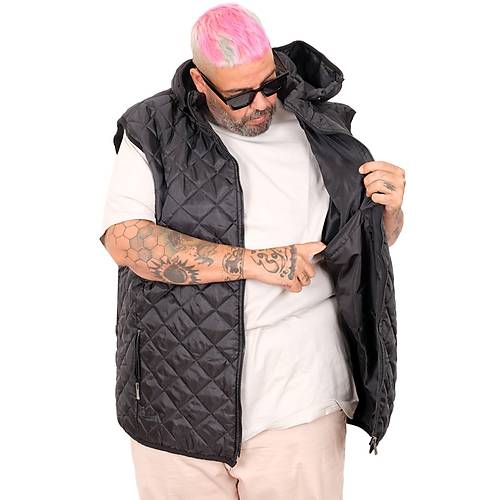 B�y�k Beden Yelek Kapitone Kapsonlu 25711