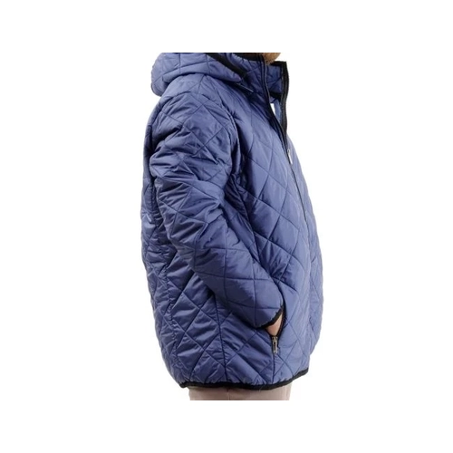 Erkek B�y�k Beden Kapitone Kal�n Mont Cepli Kap��onlu U24604 �ndigo