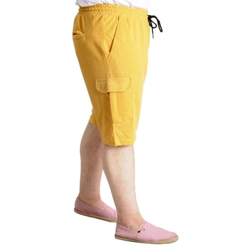 B�y�k Beden Erkek �ort Kargo Cep WAFFLE 23500 Hardal