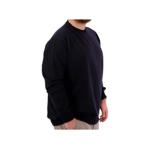 B�y�k Beden Erkek Sweat B�s Yaka U24174 Lacivert