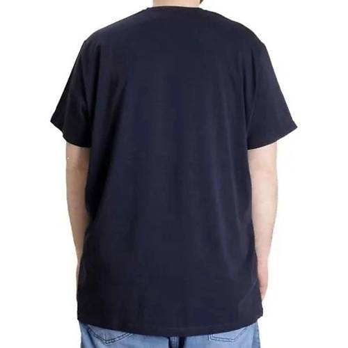 B�y�k Beden T-Shirt V Yaka Likral� 20150 Lacivert