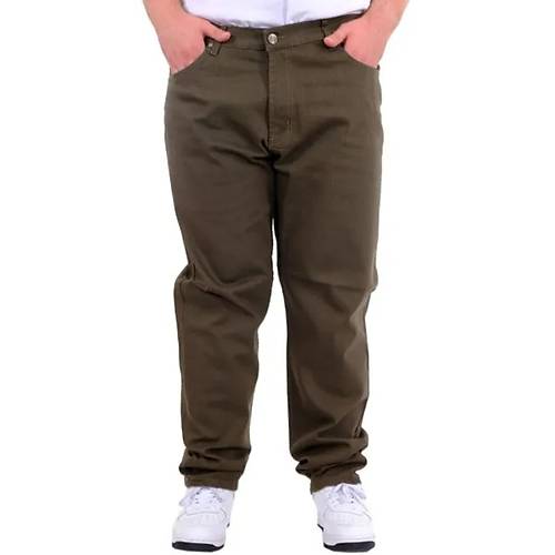 B�y�k Beden Erkek Gabardin Pantolon 5 Cep Do�a Classic 22920 Haki
