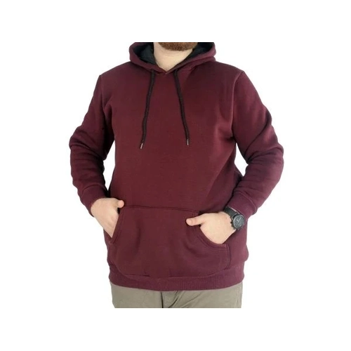 Erkek Sweatshirt Kap�onlu Pocket Basic 20562 M�rd�m