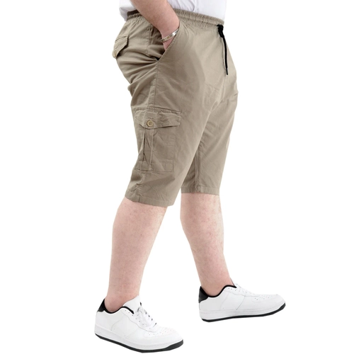 B�y�k Beden Erkek Kapri Kargo Cepli Beli Ba�lamal� VALENCIA 21404 Bej