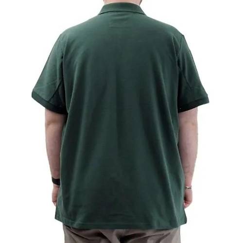 B�y�k Beden Erkek T-Shirt Polo Yaka Cepli Klasik 20550 Nefti