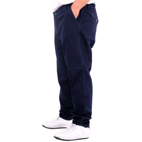 B�y�k Beden Erkek Kot Pantolon Yan Cep CHINO 18880 Lacivert