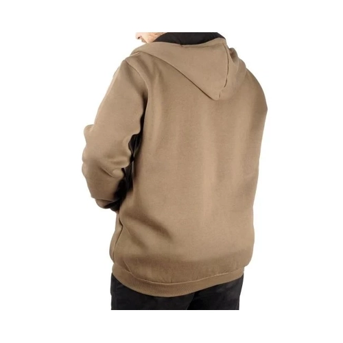 Erkek Sweatshirt Kap�onlu Zippered Basic 20543 Haki