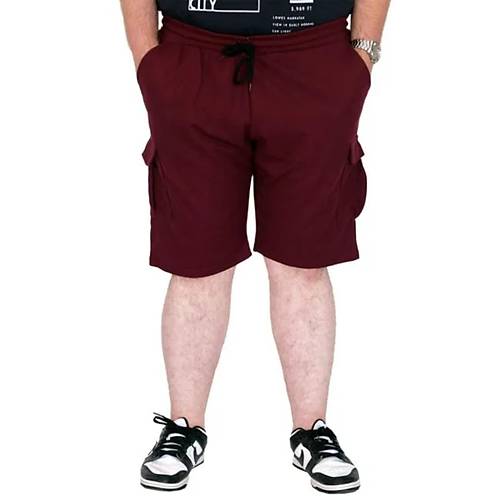 B�y�k Beden Erkek �ort Kargo Cep Waffle 23500 Bordo
