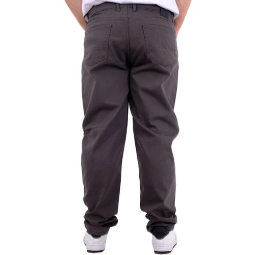 B�y�k Beden Erkek Gabardin 5Cep Doga Classic 22920 Antrasit