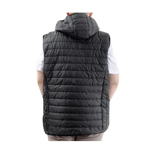 B�y�k Beden Yelek Kapitone Kap�onlu 22600 Siyah