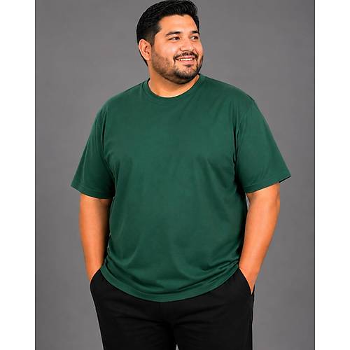 B�y�k Beden Basic Tshirt 20031 Nefti