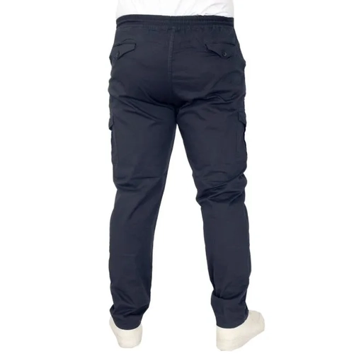 B�y�k Beden Pantolon Keten Kargo Jogger Milano 21912 Lacivert