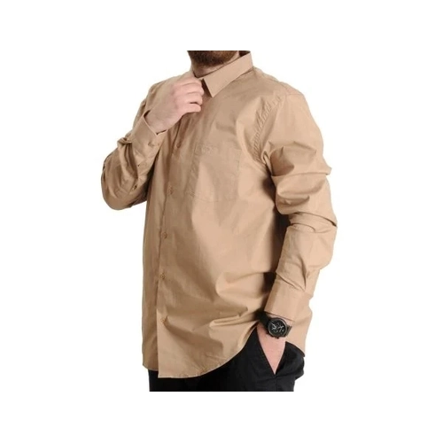 B�y�k Beden Erkek Ukol Cep Lycra Poplin 20350 Kahverengi