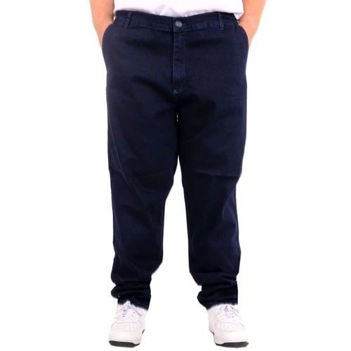 B�y�k Beden Erkek Kot Pantolon Yan Cep CHINO 18880 Lacivert