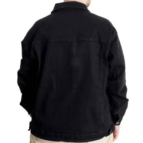 B�y�k Beden Erkek Kot Mont Paris Star 22800 Siyah