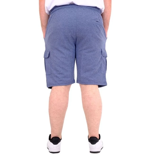 B�y�k Beden Erkek �ort Kargo Cep WAFFLE 23500 Koyu Mavi