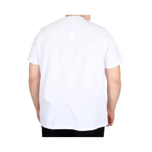 B�y�k Beden Erkek Ti��rt Bask�l� LOS ANGELES WAFFLE U25001 Beyaz